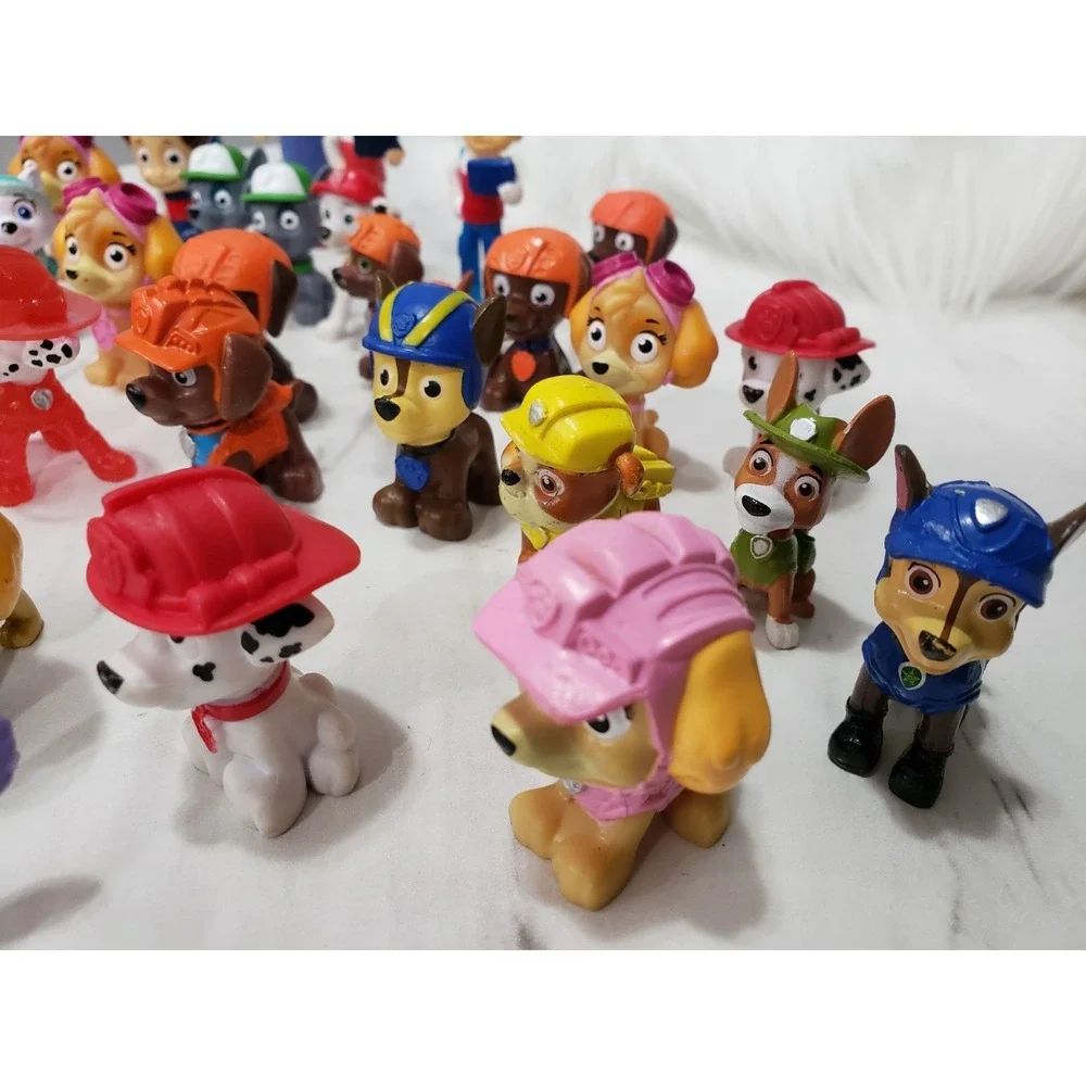 Lot 40 Paw Patrol Nickelodeon Nick Jr Figure Dog Toy Mixed Rider Chase Marshall